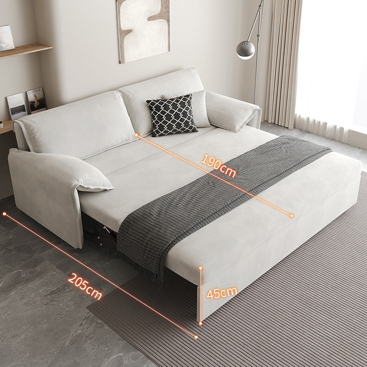 Elegant Contrast Sofa in Beige, Blue, Dark Brown, Orange & Gray - Premium Cotton & Faux Leather Blend hyt-1426