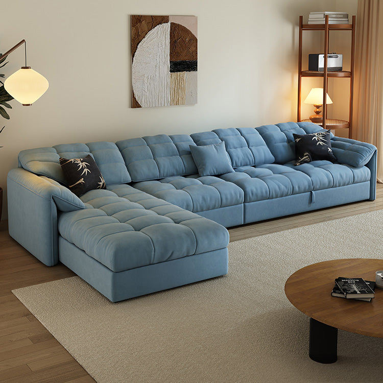 Modern Multi-Color Cotton Sofa - Beige, Dark Brown, Yellow, Blue, Orange, Green, and Gray hyt-1427