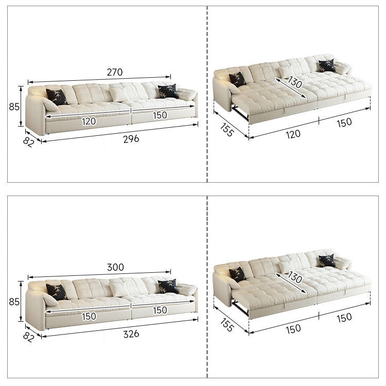 Modern Multi-Color Cotton Sofa - Beige, Dark Brown, Yellow, Blue, Orange, Green, and Gray hyt-1427