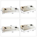 Modern Multi-Color Cotton Sofa - Beige, Dark Brown, Yellow, Blue, Orange, Green, and Gray hyt-1427