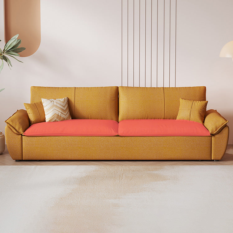 Luxurious Multi-Color Leathaire Sofa - Orange, Beige, Light Brown, Gray, Purple & Dark Green hyt-1430