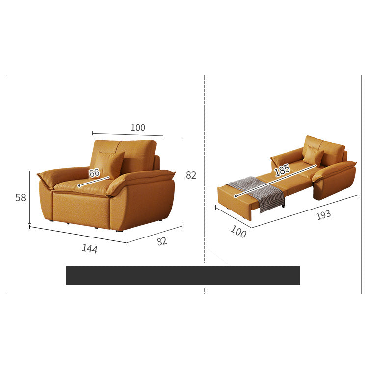Luxurious Multi-Color Leathaire Sofa - Orange, Beige, Light Brown, Gray, Purple & Dark Green hyt-1430