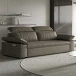 Stylish Solid Wood Sofa with Comfortable Cotton and Faux Leather Upholstery in Assorted Colors hyt-1432