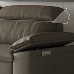 Stylish Solid Wood Sofa with Comfortable Cotton and Faux Leather Upholstery in Assorted Colors hyt-1432