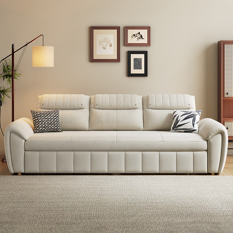 Stylish Sofa Collection: Beige & Light Gray with Dark Brown, Orange, Green, Blue Options in Cotton, Faux Leather, Latex & Coir hyt-1433