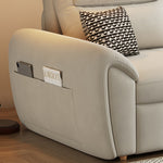 Stylish Sofa Collection: Beige & Light Gray with Dark Brown, Orange, Green, Blue Options in Cotton, Faux Leather, Latex & Coir hyt-1433