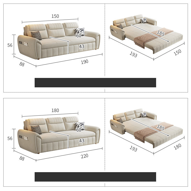 Stylish Sofa Collection: Beige & Light Gray with Dark Brown, Orange, Green, Blue Options in Cotton, Faux Leather, Latex & Coir hyt-1433