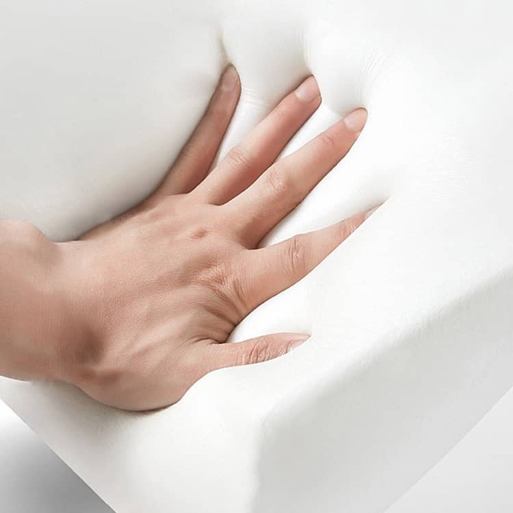 Stylish Black Pine Wood Sofa with Comfortable Goose Down and Faux Leather Finish hzh-1368