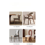 Elegant Ash Wood Dining Table with Unique Curved Design – Modern Home Furniture hzmzw-3149