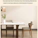 Elegant Ash Wood and Sintered Stone Dining Table – Modern Design for Contemporary Spaces hzmzw-3150