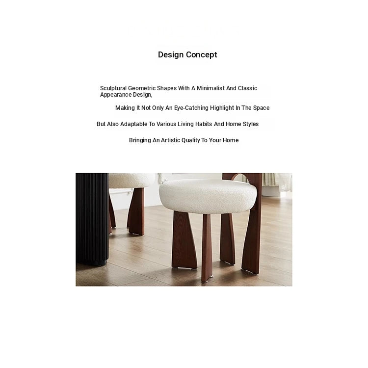 Modern Ash Wood Chair with Cashmere Upholstery - Chic and Stylish Accent Seating for Any Room hzmzw-3152