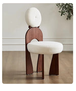 Modern Ash Wood Chair with Cashmere Upholstery - Chic and Stylish Accent Seating for Any Room hzmzw-3152