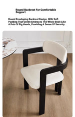 Stylish Ash Wood and Faux Leather Armchair for Modern Living Spaces hzmzw-3153