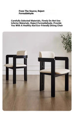 Stylish Ash Wood and Faux Leather Armchair for Modern Living Spaces hzmzw-3153