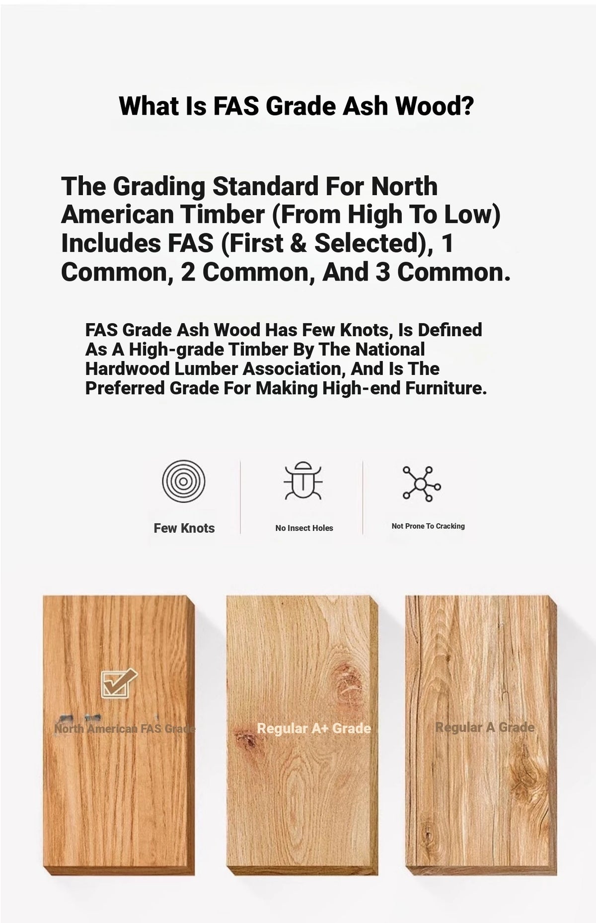 Modern Ash Wood Dining Chair with Faux Leather Seat - Stylish & Comfortable Design hzmzw-3155