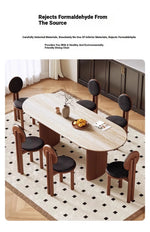 Modern Ash Wood Dining Chair with Faux Leather Seat - Stylish & Comfortable Design hzmzw-3155