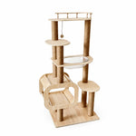 Multi-Level Cat Tree with Hideaway, Capsule Perch and Scratching Posts