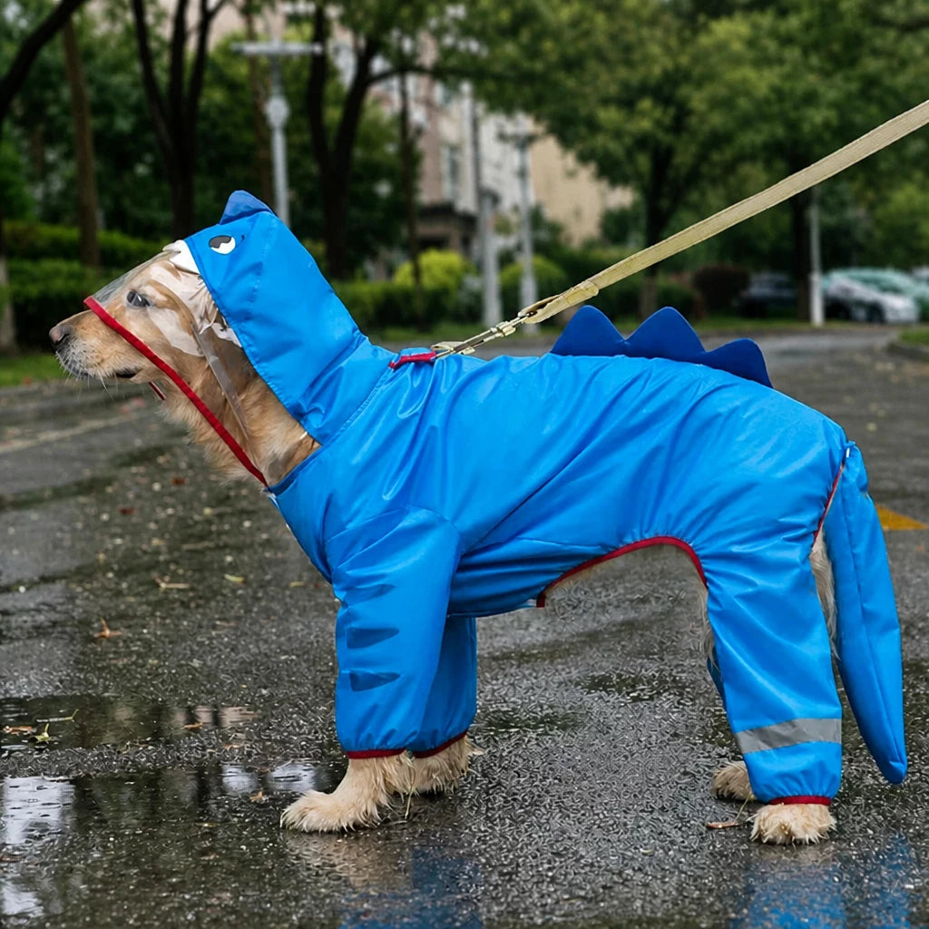 Full-Coverage Waterproof Raincoat for Dogs