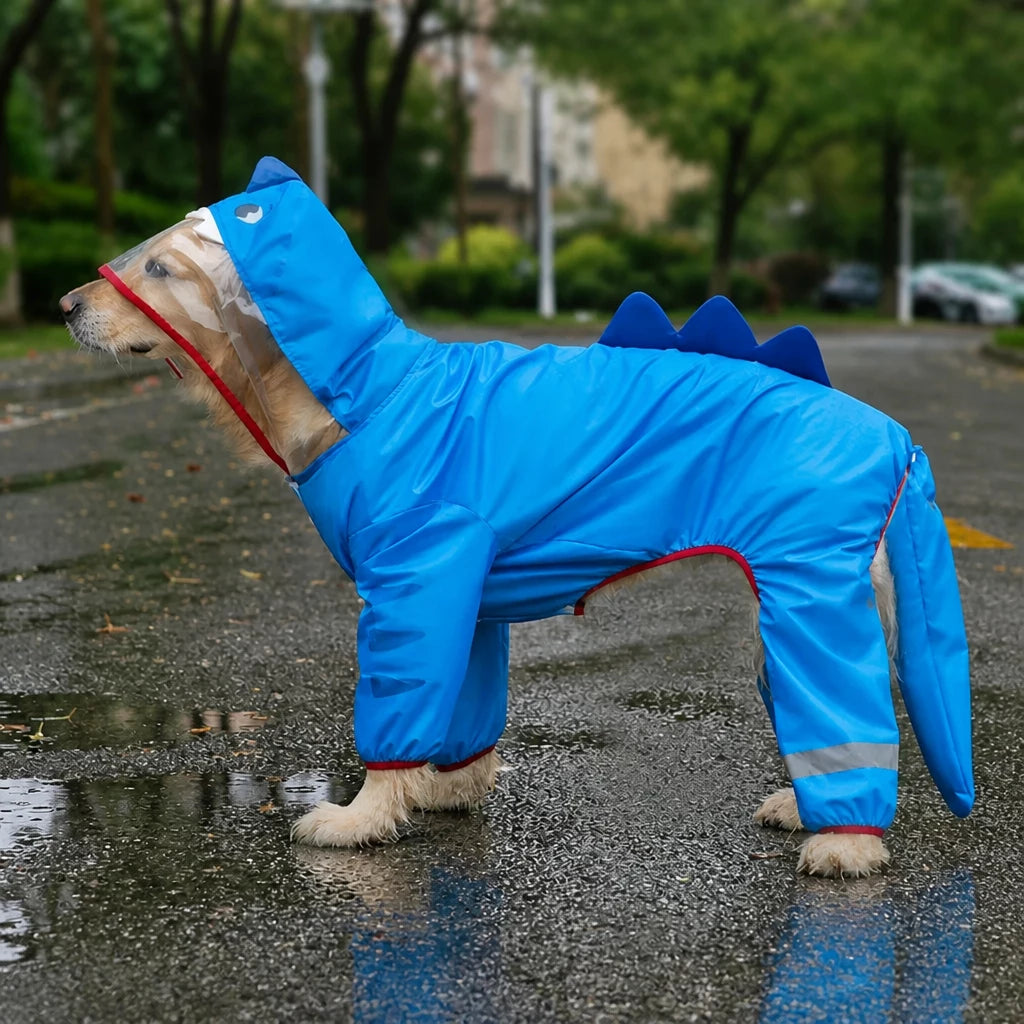 Full-Coverage Waterproof Raincoat for Dogs