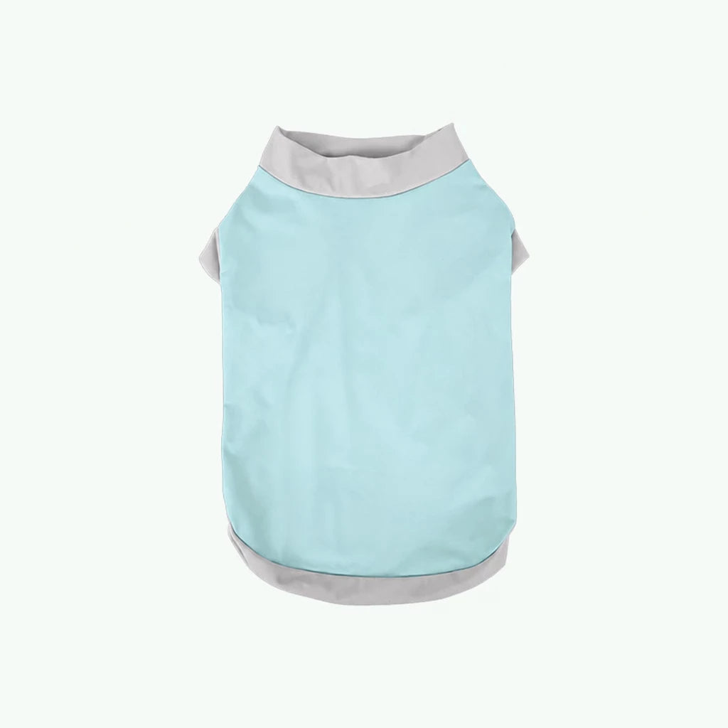 Lightweight Printed Color-Block Vest for Small Dogs