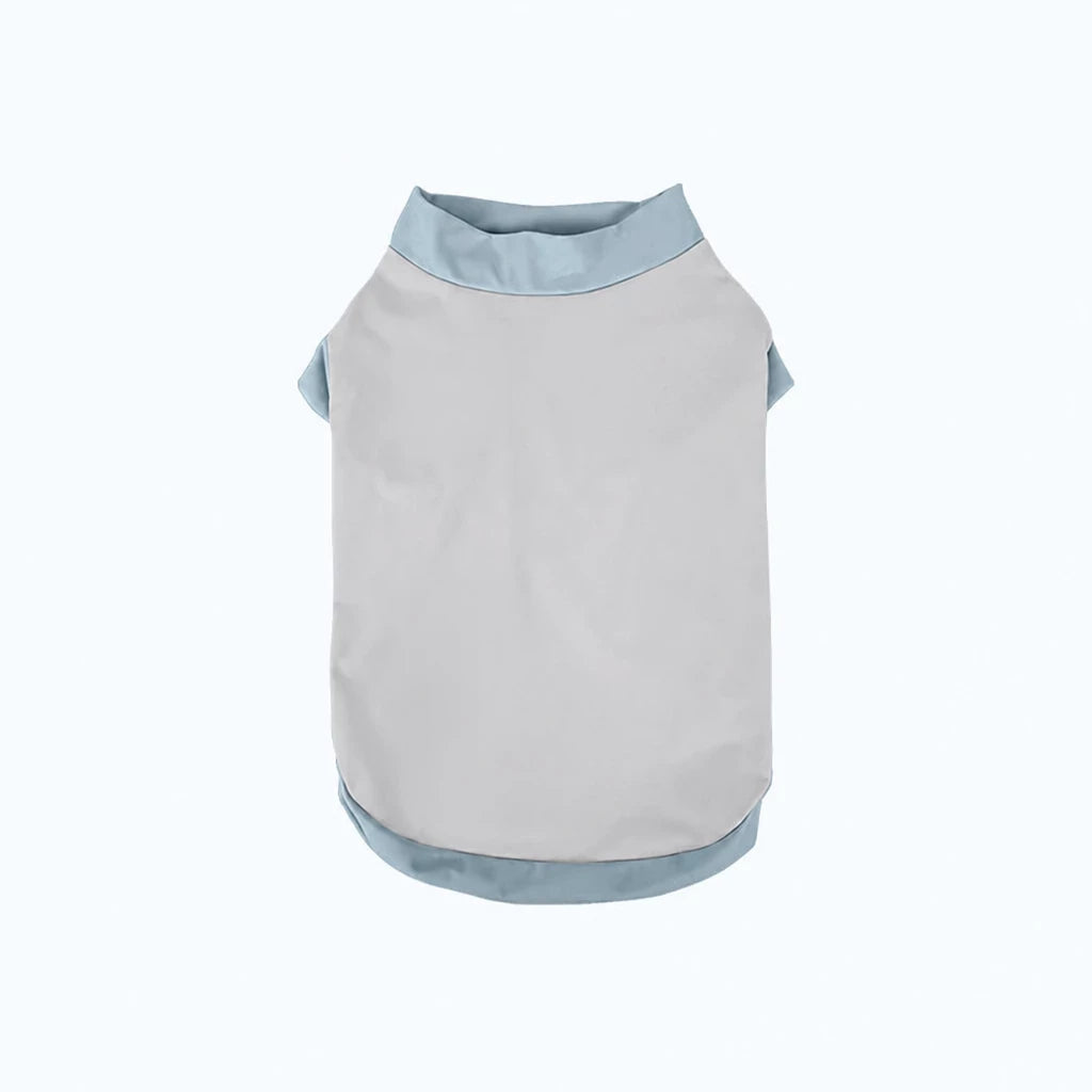 Lightweight Printed Color-Block Vest for Small Dogs