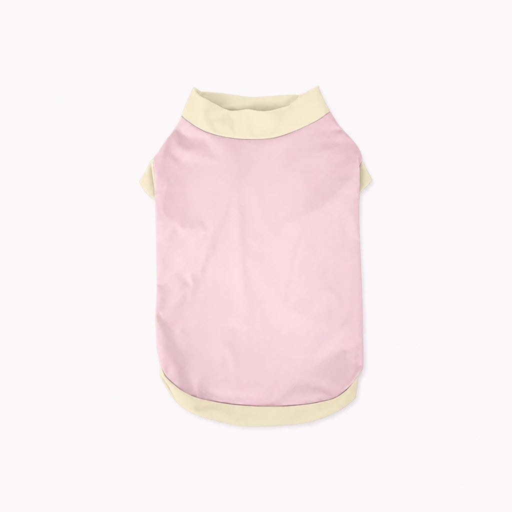 Lightweight Printed Color-Block Vest for Small Dogs