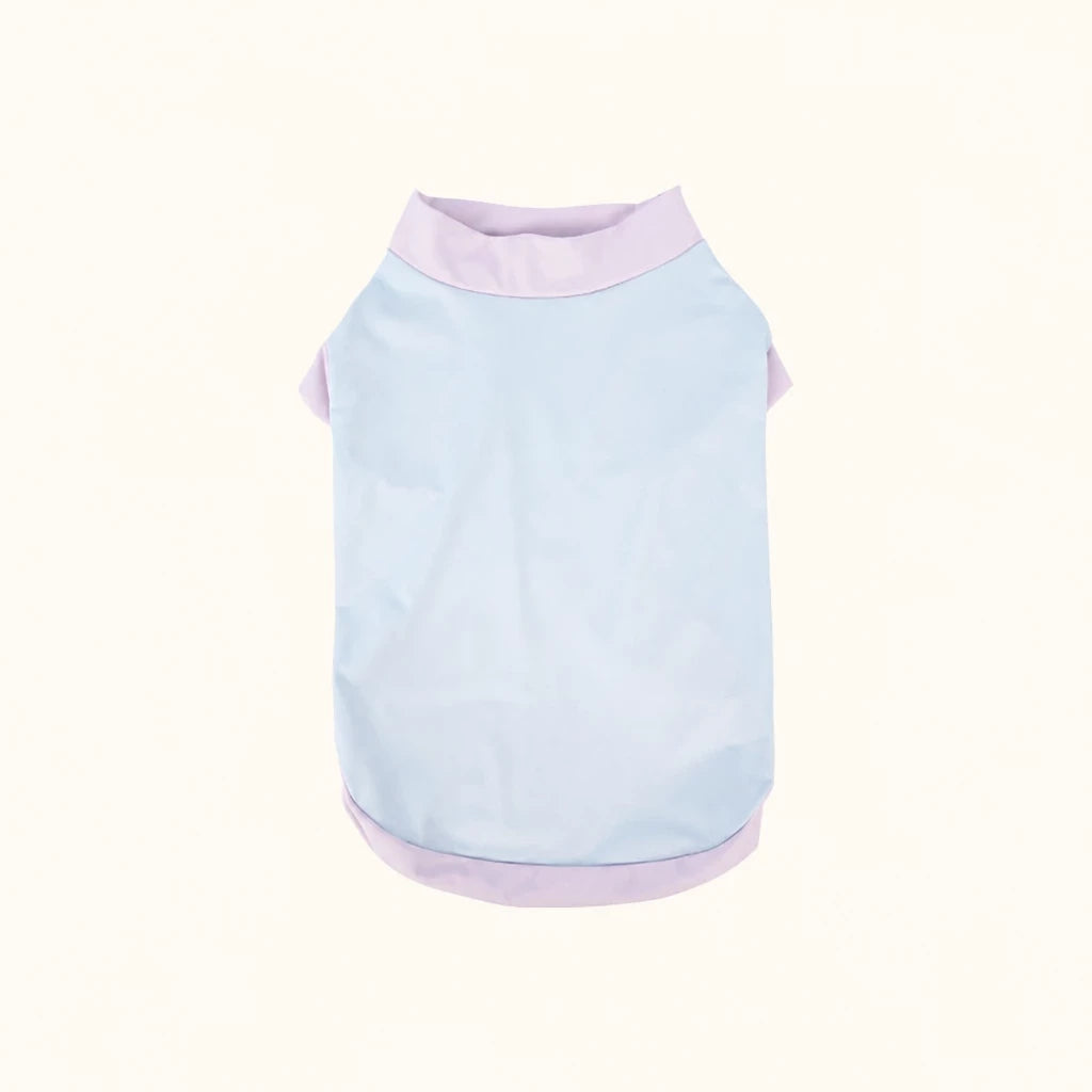 Lightweight Printed Color-Block Vest for Small Dogs