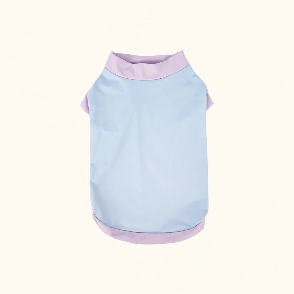 Lightweight Printed Color-Block Vest for Small Dogs