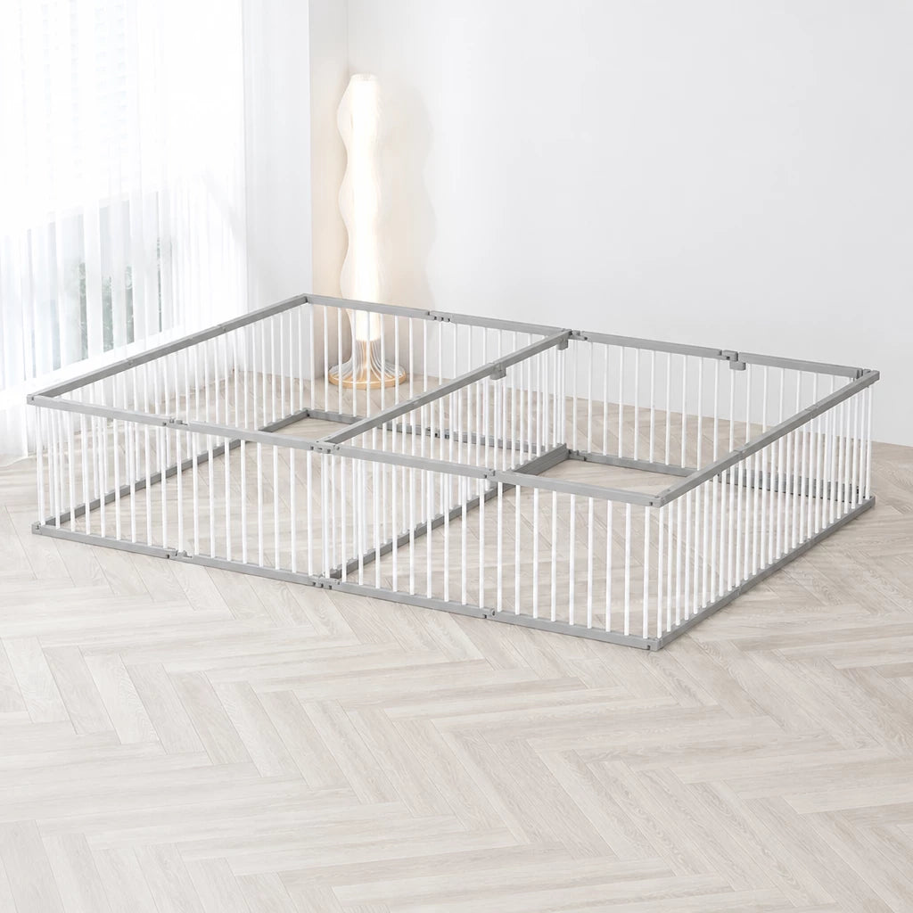 Indoor Dog Playpen with Double Doors, 23.6-Inch High