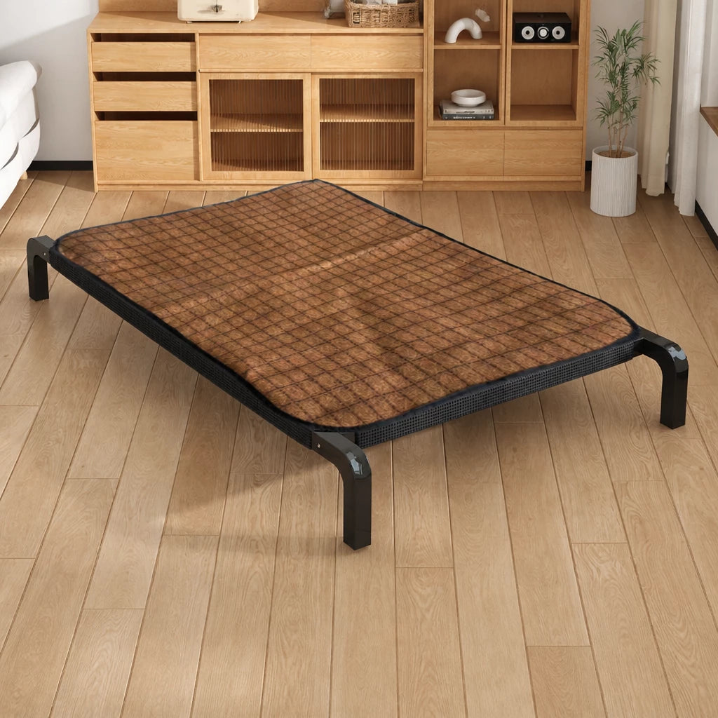 Elevated Mesh Dog Bed with Iron Frame