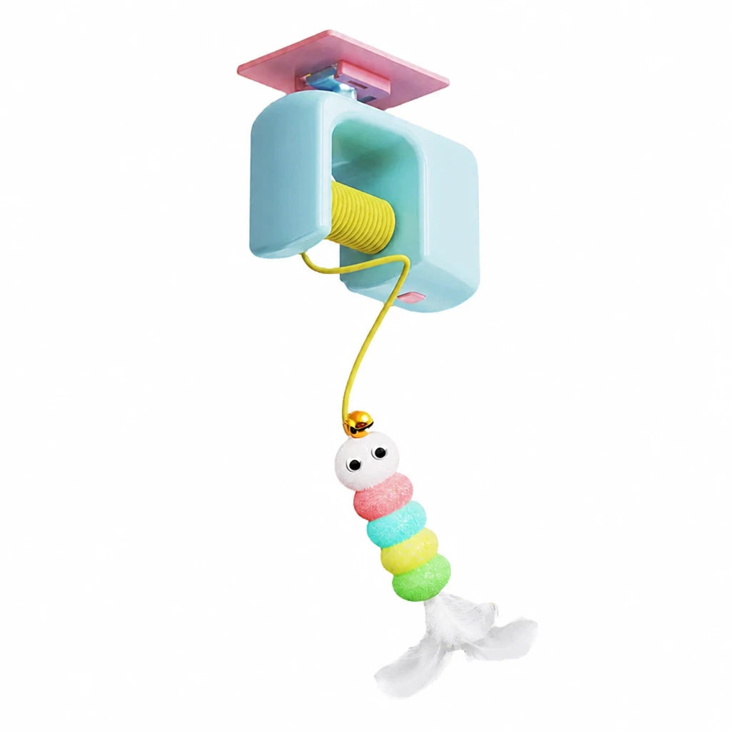 Automatic Cat Yoyo Teaser Toy with Door-Hanging Design