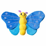 Corduroy Squeaky Butterfly Dog Toy