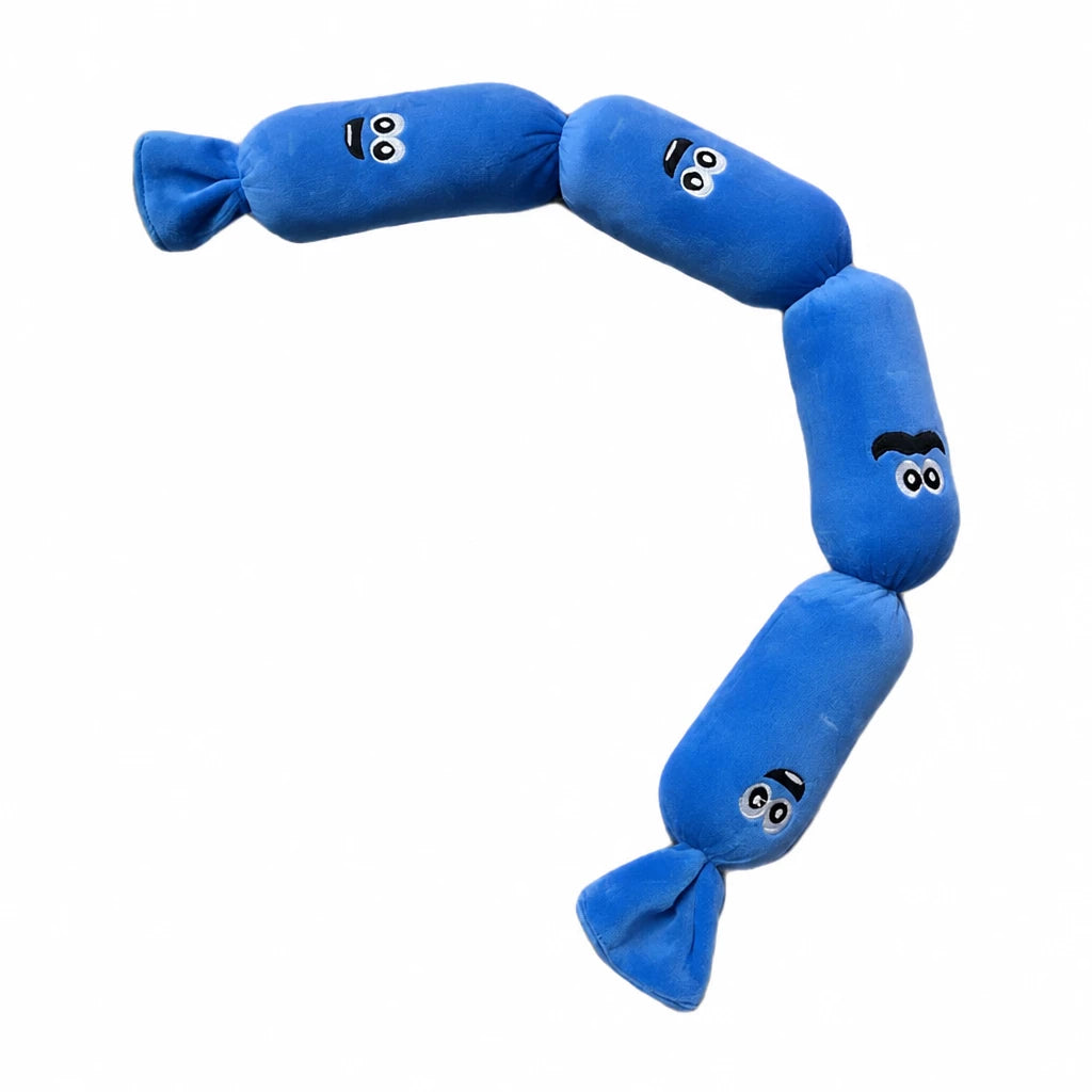 4-Section Squeaky Sausage Dog Toy