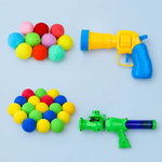 Cat Toy Ball Launcher Set with Plush and EVA Balls