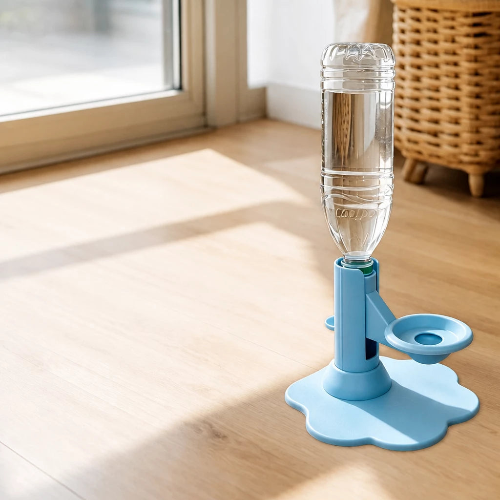 Adjustable Plastic Cat Water Dispenser