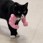 3D-Printed Muscular Arm Pet Neck Accessory
