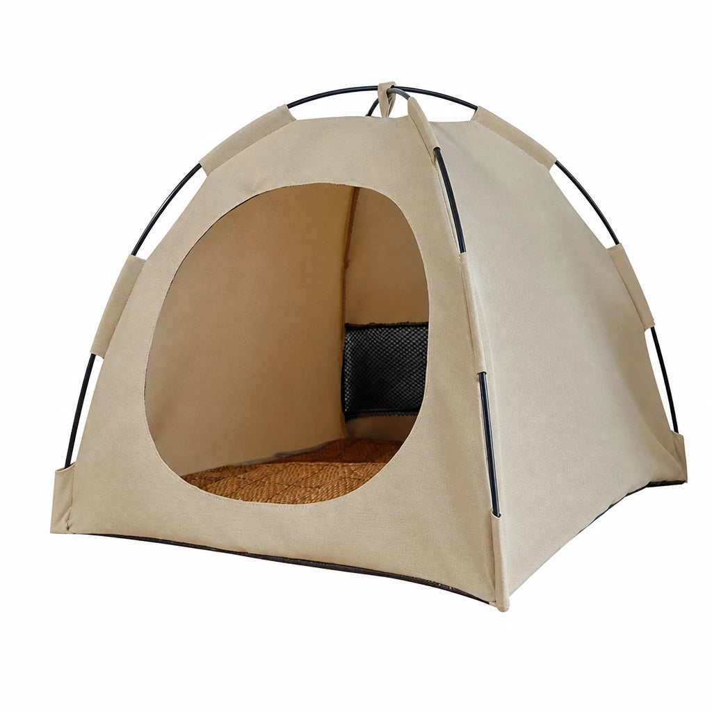 Enclosed Pet Tent Bed with Ventilated Design
