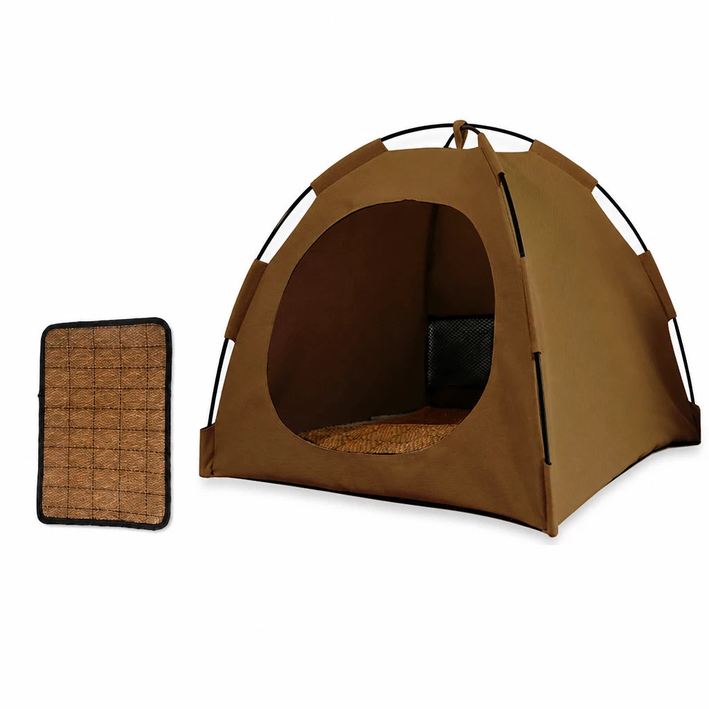 Enclosed Pet Tent Bed with Ventilated Design