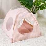 Indoor Cat & Dog Tent Bed with Removable, Washable Cushion
