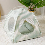 Indoor Cat & Dog Tent Bed with Removable, Washable Cushion