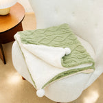 Cotton-Linen Pet Blanket Mat for Cats and Dogs