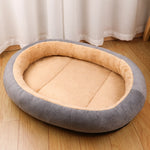 Dog & Cat Bed with Cushioned Base — All-Season & Winter Styles