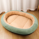 Dog & Cat Bed with Cushioned Base — All-Season & Winter Styles