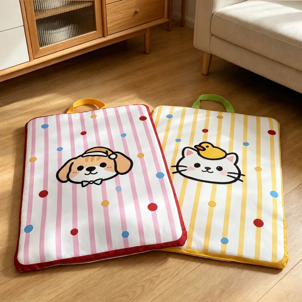 Waterproof Pet Bed Mat with Non-Slip Base