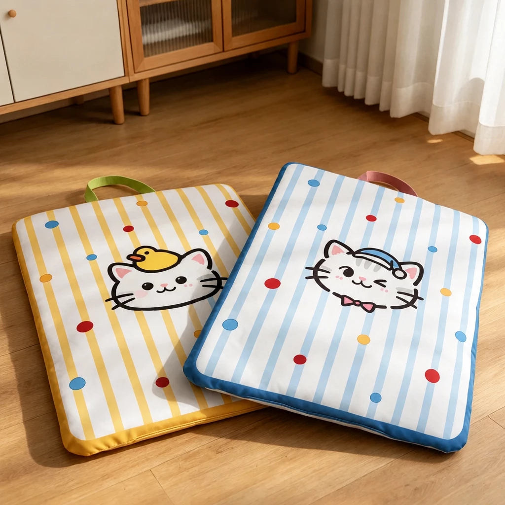 Waterproof Pet Bed Mat with Non-Slip Base