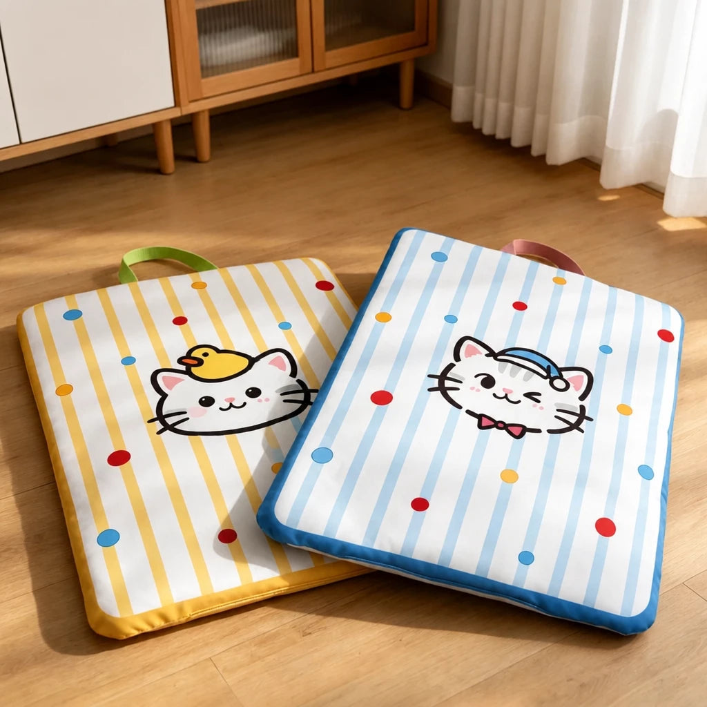 Waterproof Pet Bed Mat with Non-Slip Base