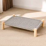 Elevated Cat Bed with Scratching Surface