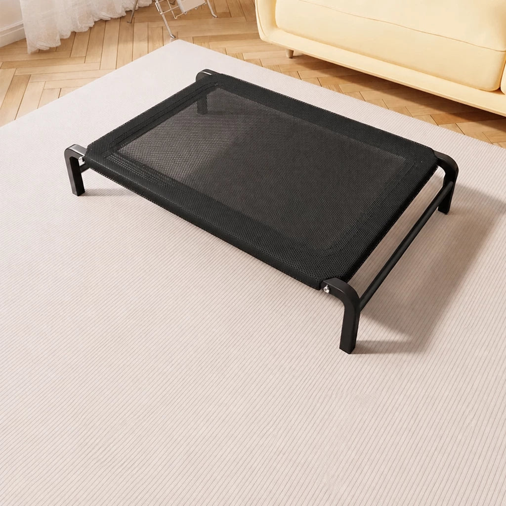 Elevated Dog Cot with Nylon Mesh and Iron Frame