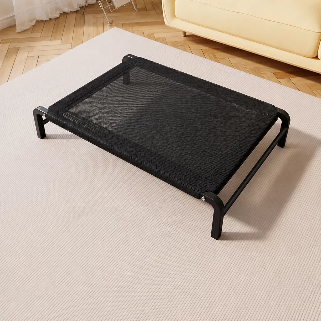Elevated Dog Cot with Nylon Mesh and Iron Frame