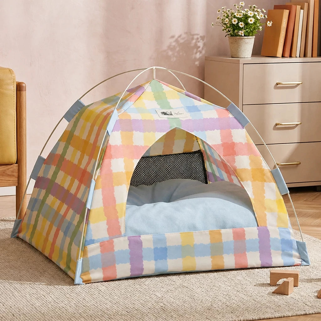 Removable Tent Pet Bed for Cats and Small Dogs
